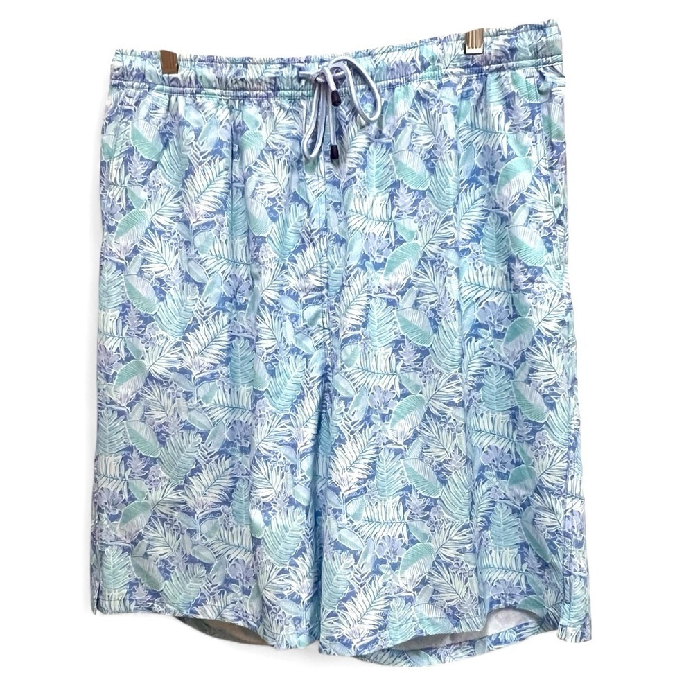 Peter Millar Shorts Seaside Grace Bay Print Swim Board Trunks Men’s Large Tall